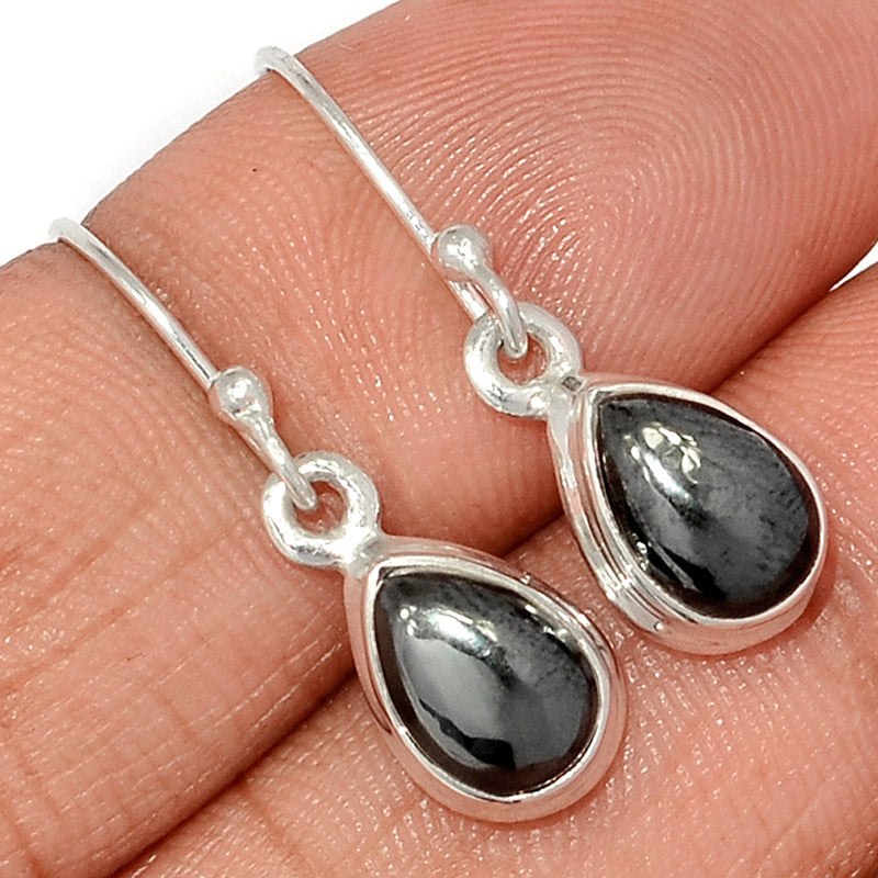 1.1" Hematite Earrings - HMTE167