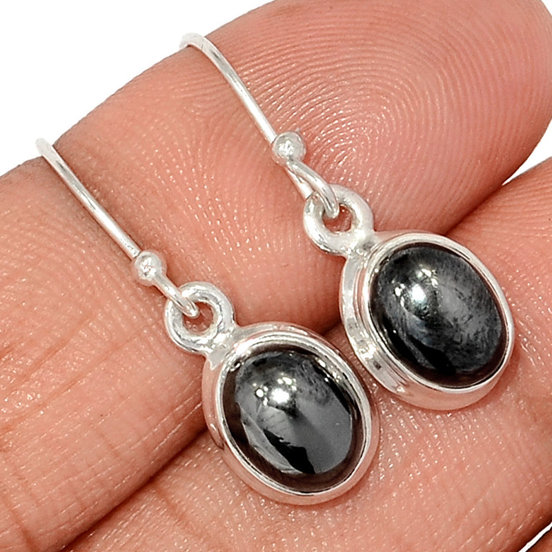 1.1" Hematite Earrings - HMTE170