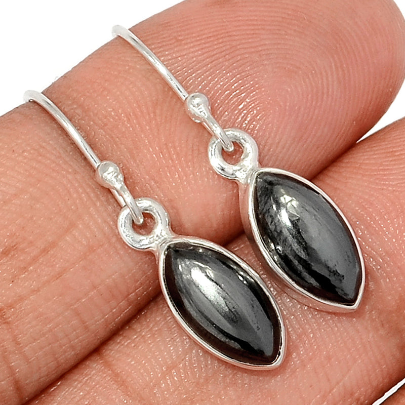 1.1" Hematite Earrings - HMTE176