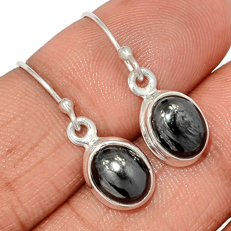 1.1" Hematite Earrings - HMTE180