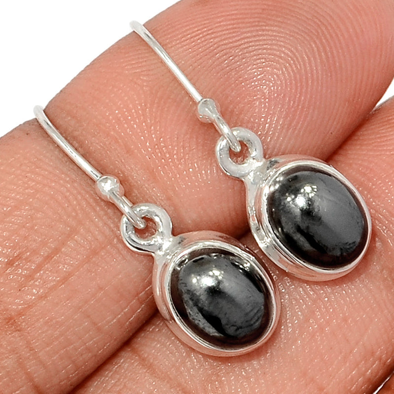 1.1" Hematite Earrings - HMTE181