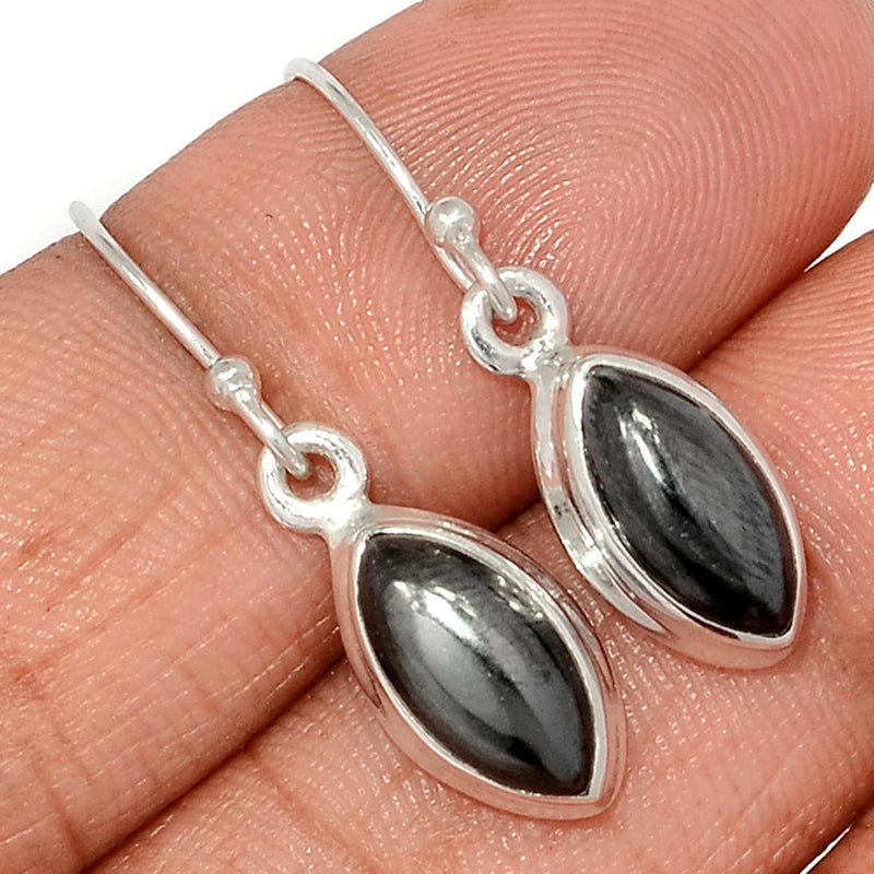 1.2" Hematite Earrings - HMTE184