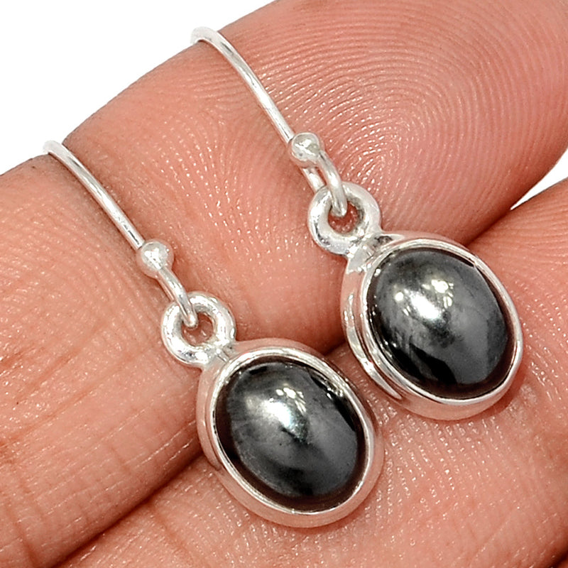 1.1" Hematite Earrings - HMTE185