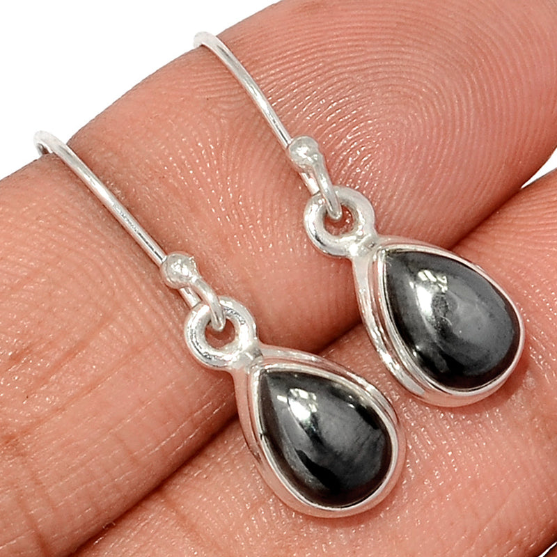 1.1" Hematite Earrings - HMTE186