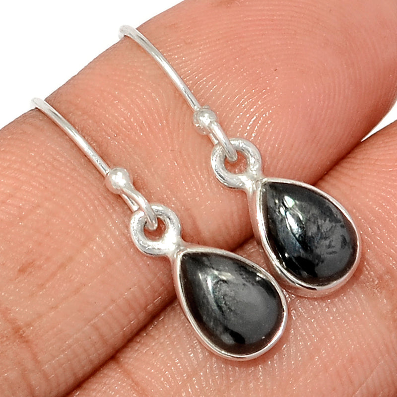 1.1" Hematite Earrings - HMTE193