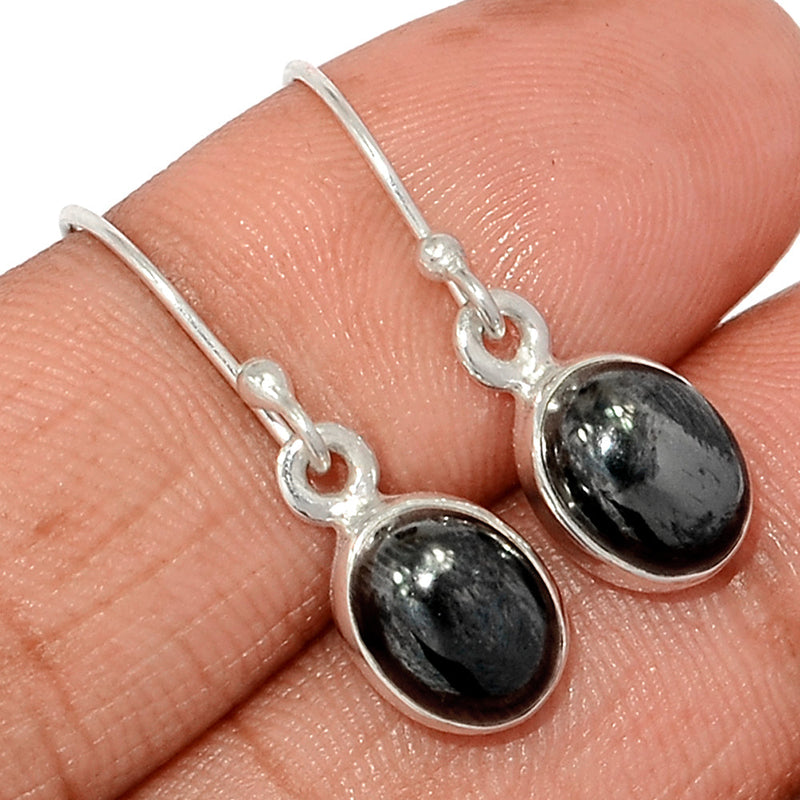 1.1" Hematite Earrings - HMTE196