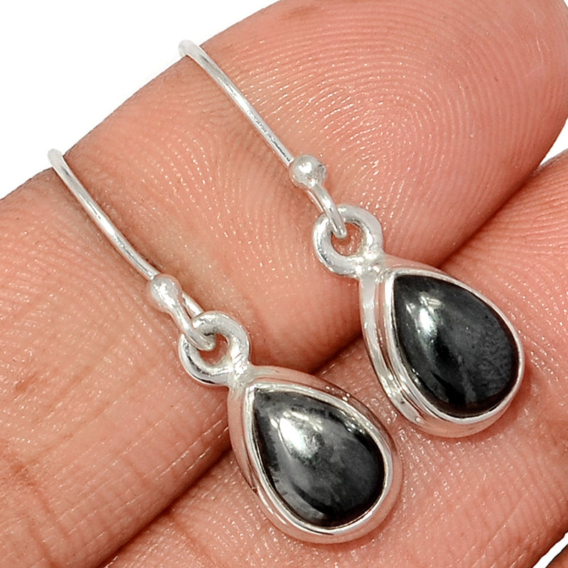 1.1" Hematite Earrings - HMTE204