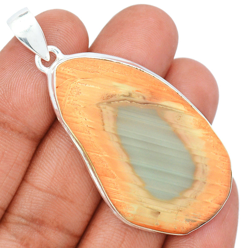 2.3" Imperial Jasper Slice Pendants - IJSP516