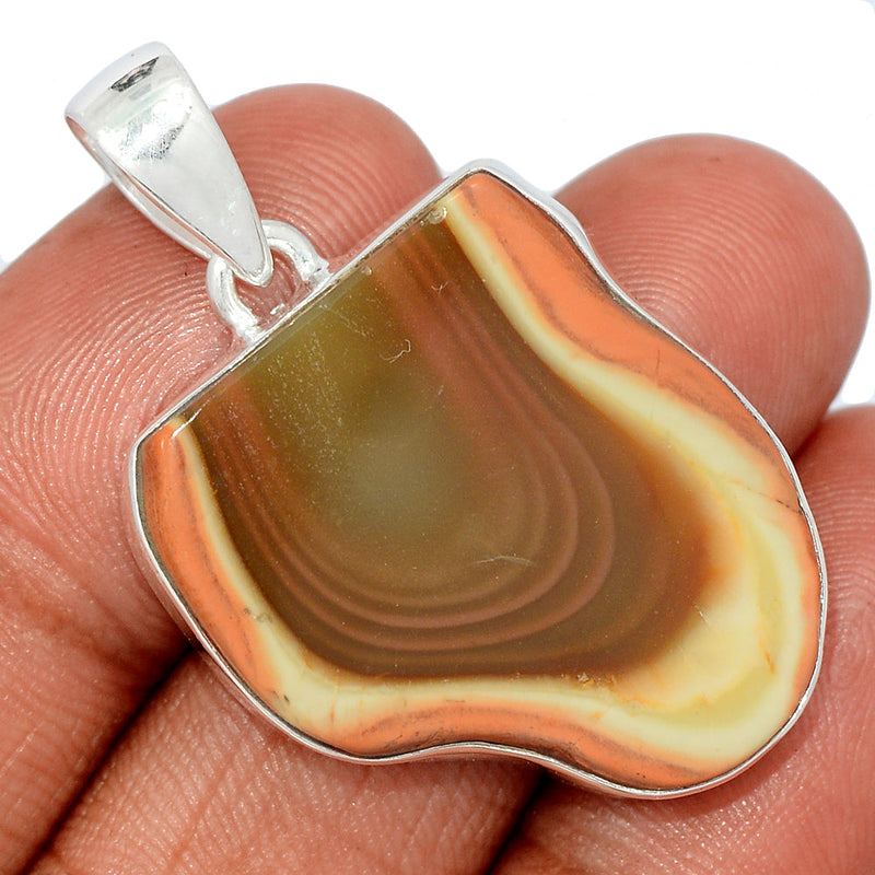 1.6" Imperial Jasper Slice Pendants - IJSP521