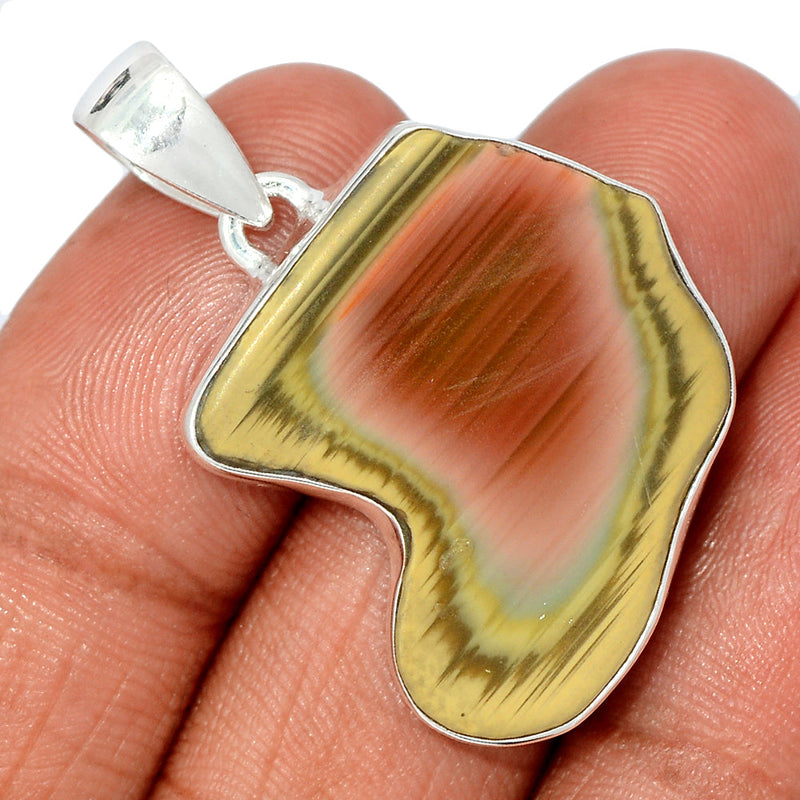 1.5" Imperial Jasper Slice Pendants - IJSP524