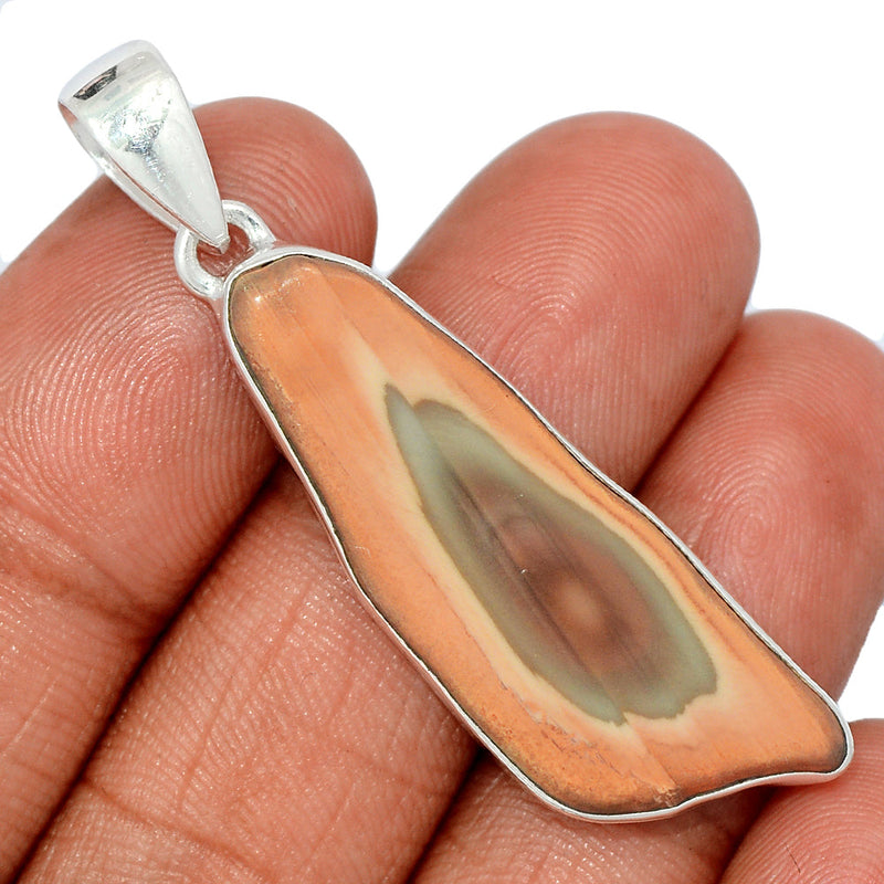 2" Imperial Jasper Slice Pendants - IJSP536