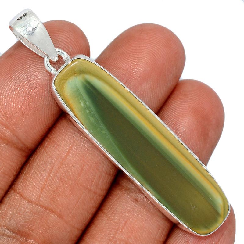 2.3" Imperial Jasper Slice Pendants - IJSP537