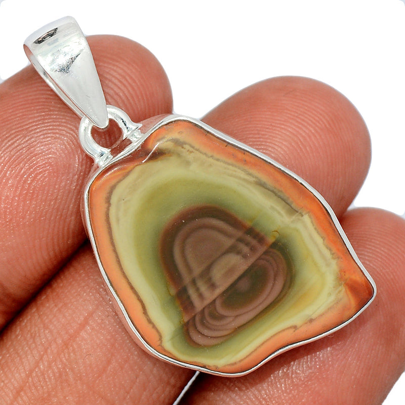 1.5" Imperial Jasper Slice Pendants - IJSP538