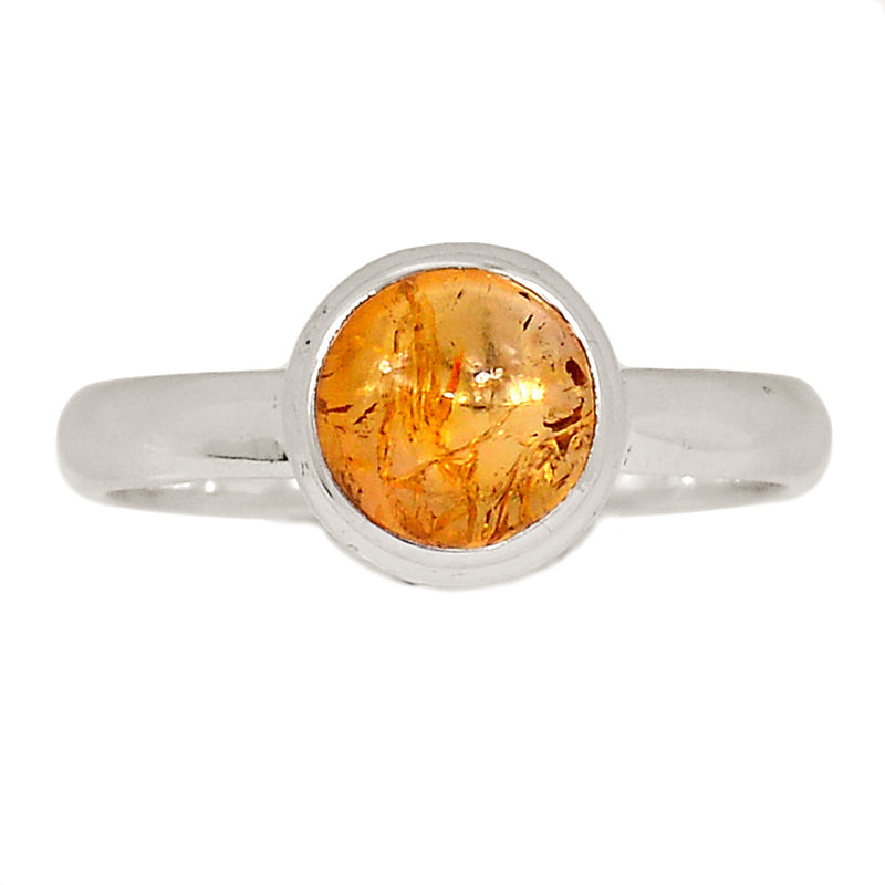 Imperial Topaz Cabochon Ring - ITCR85