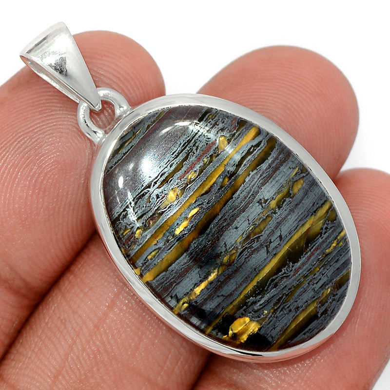 1.6" Iron Tiger Eye Pendants - ITEP675