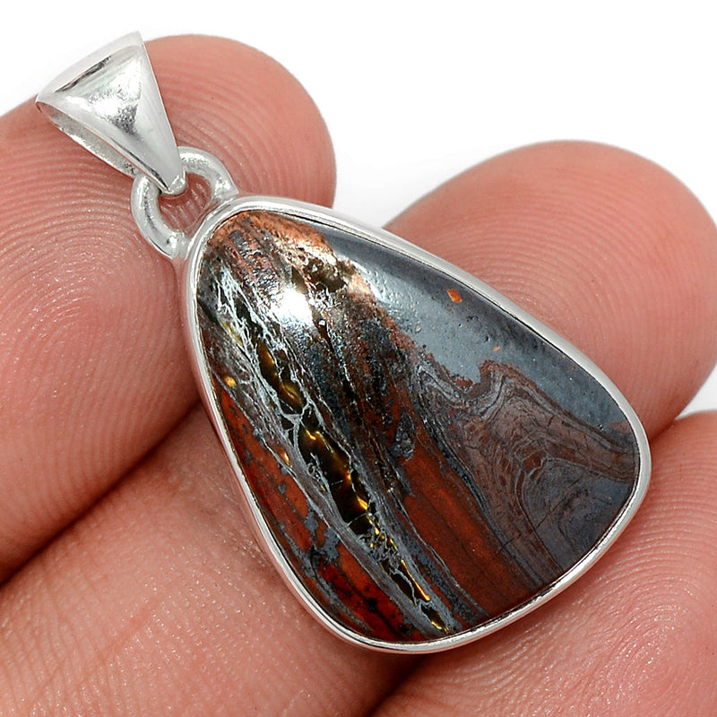 1.3" Iron Tiger Eye Pendants - ITEP679