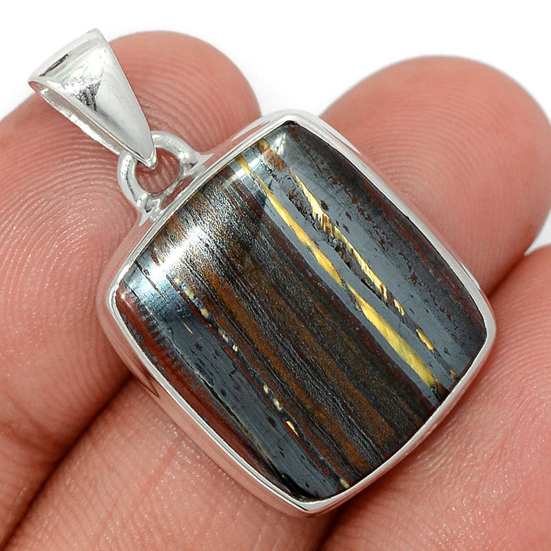 1.3" Iron Tiger Eye Pendants - ITEP682