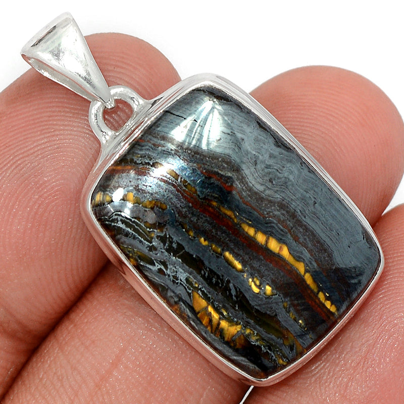 1.5" Iron Tiger Eye Pendants - ITEP684