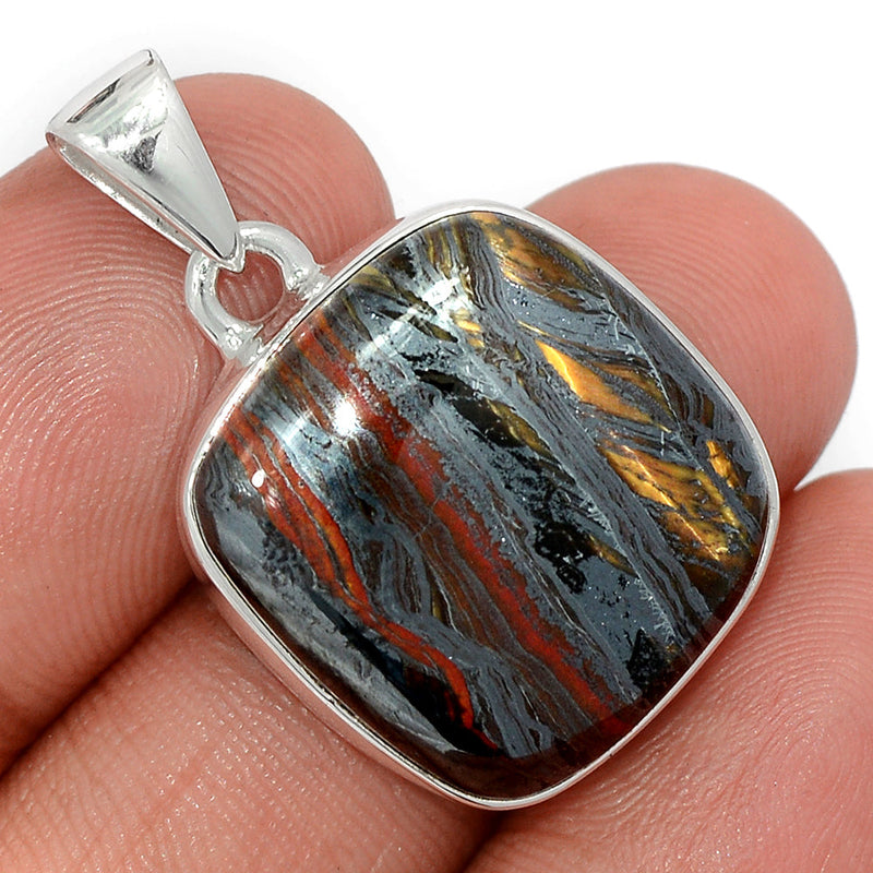 1.2" Iron Tiger Eye Pendants - ITEP686