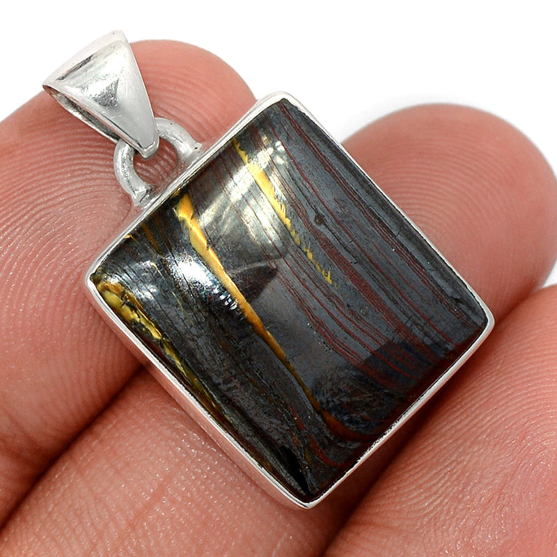 1.2" Iron Tiger Eye Pendants - ITEP687