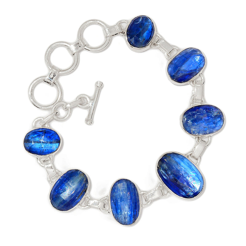 7.5" Kyanite Faceted Bracelets - KYFB14