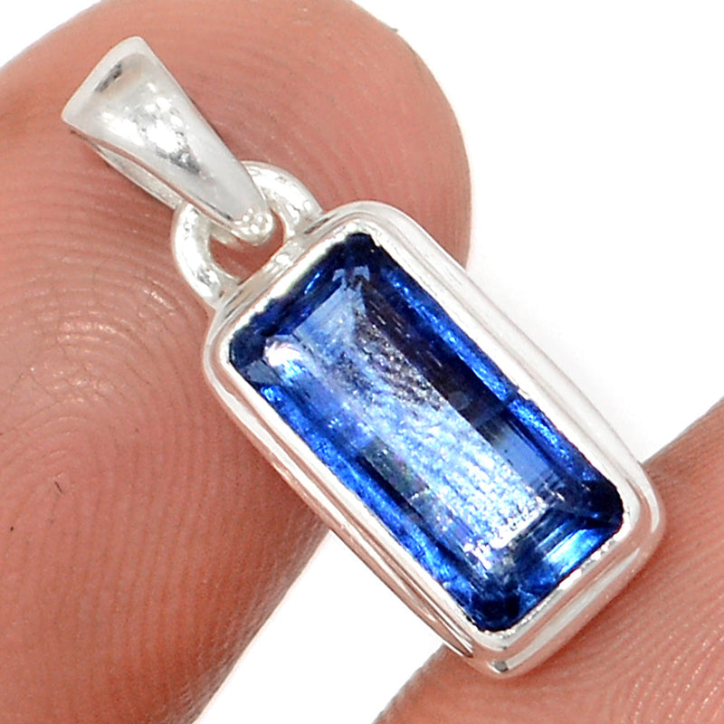 0.8" Kyanite Faceted Pendants - KYFP554