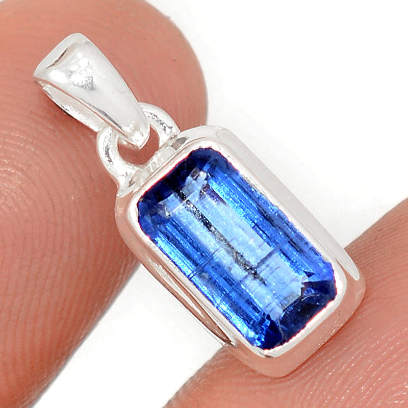 0.7" Kyanite Faceted Pendants - KYFP566