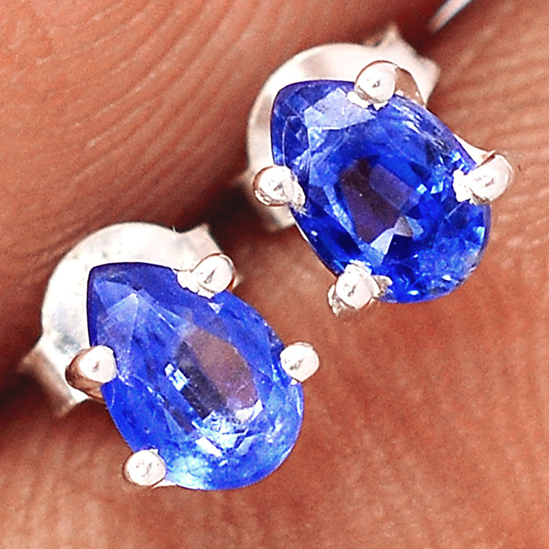 Kyanite Faceted Studs - KYFS173