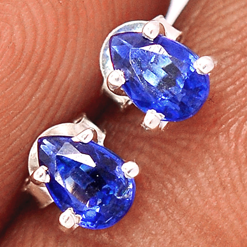 Kyanite Faceted Studs - KYFS177