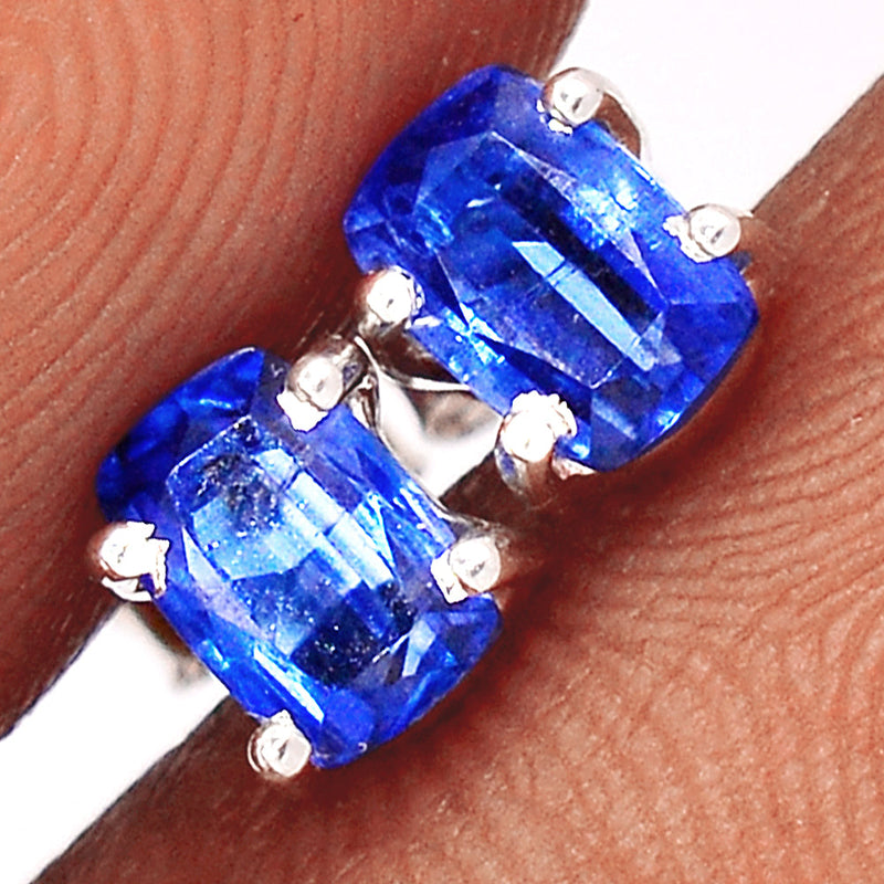 Kyanite Faceted Studs - KYFS178