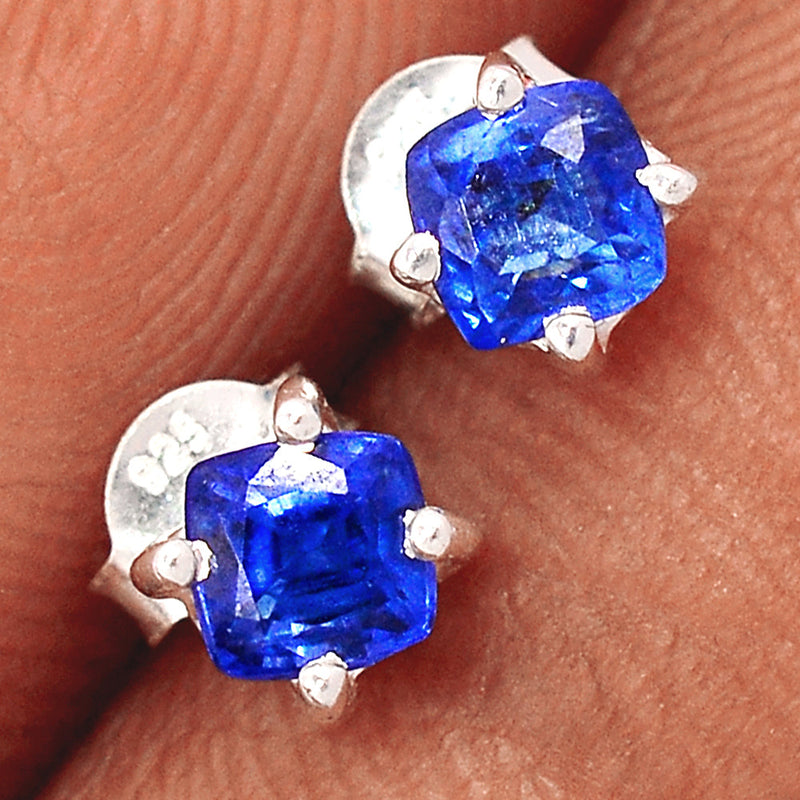 Kyanite Faceted Studs - KYFS196