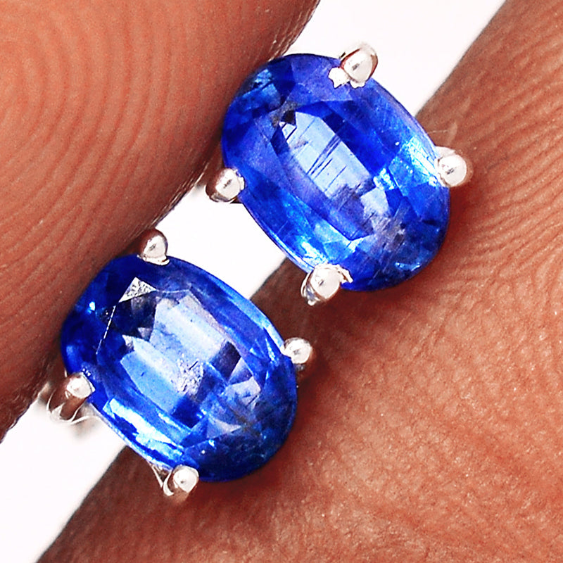 Kyanite Faceted Studs - KYFS201