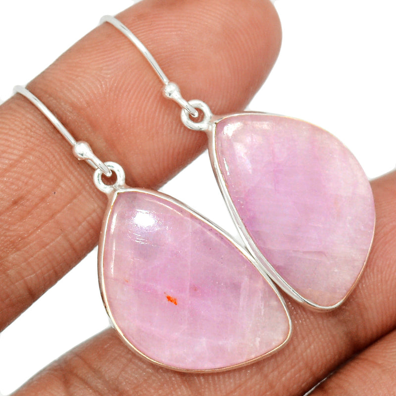 1.6" Kunzite Cabochon Earrings - KZTE126