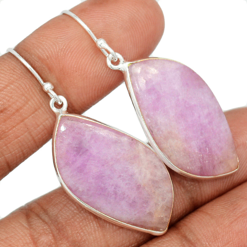 1.8" Kunzite Cabochon Earrings - KZTE133