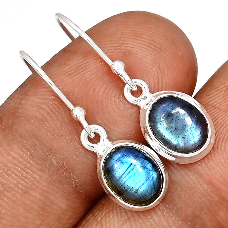 1.1" Labradorite Earrings - LABE277