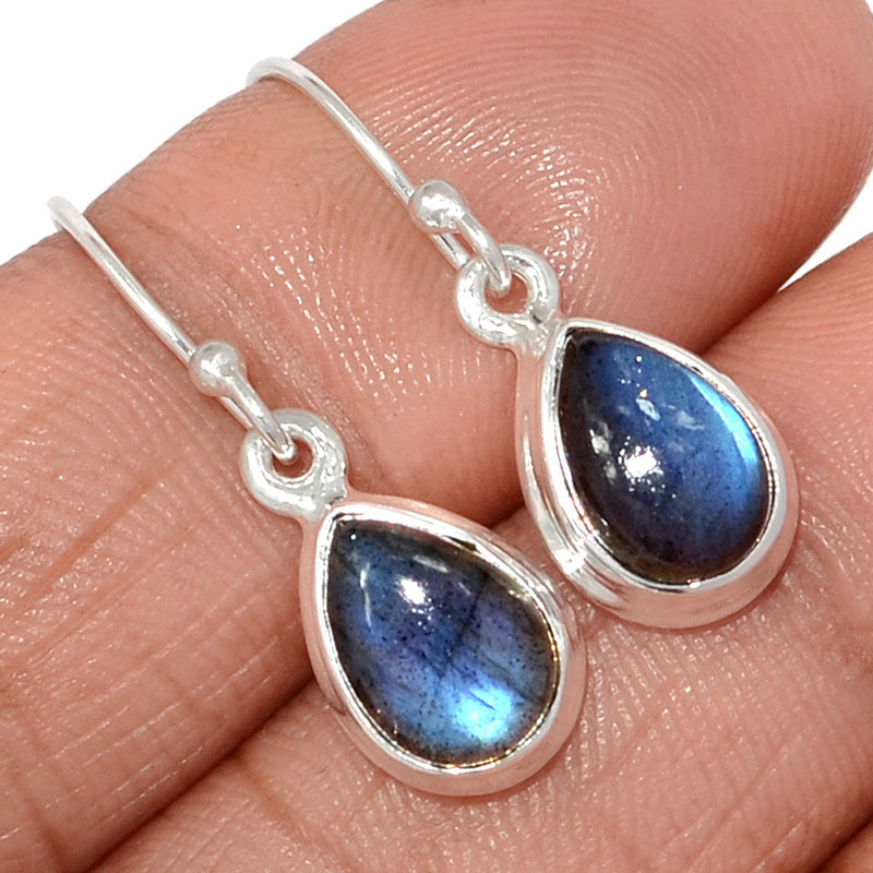 1.1" Labradorite Earrings - LABE307