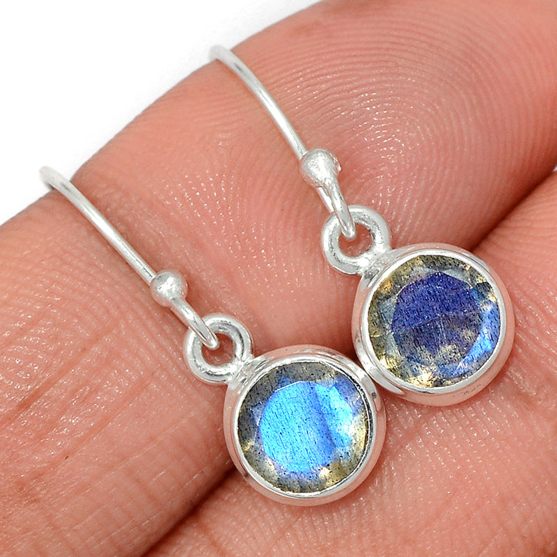 1" Labradorite Faceted Earrings - LBFE526