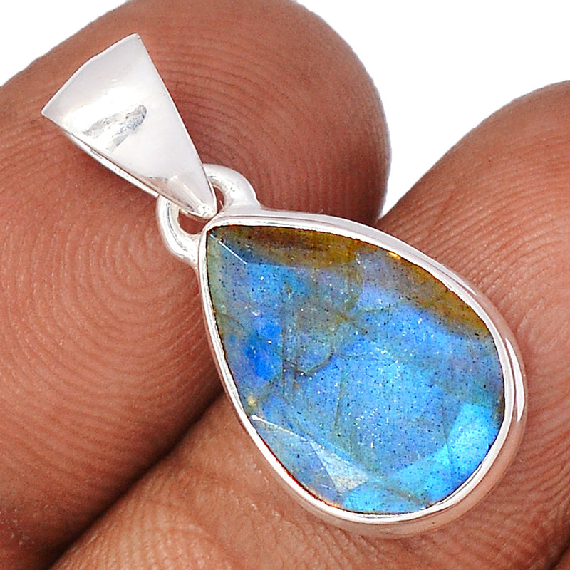 1" Labradorite Faceted Pendants - LBFP1127