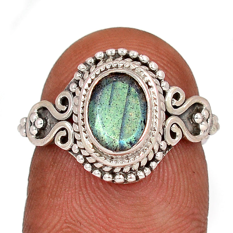 Labradorite Faceted Ring - LBFR1158