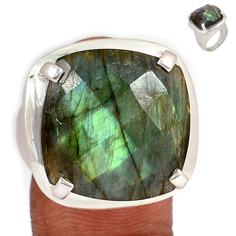 Labradorite Faceted Ring - LBFR1161