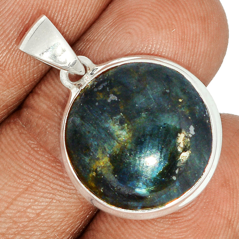 1.2" Larvikite Black Moonstone Pendants - LBMP1044