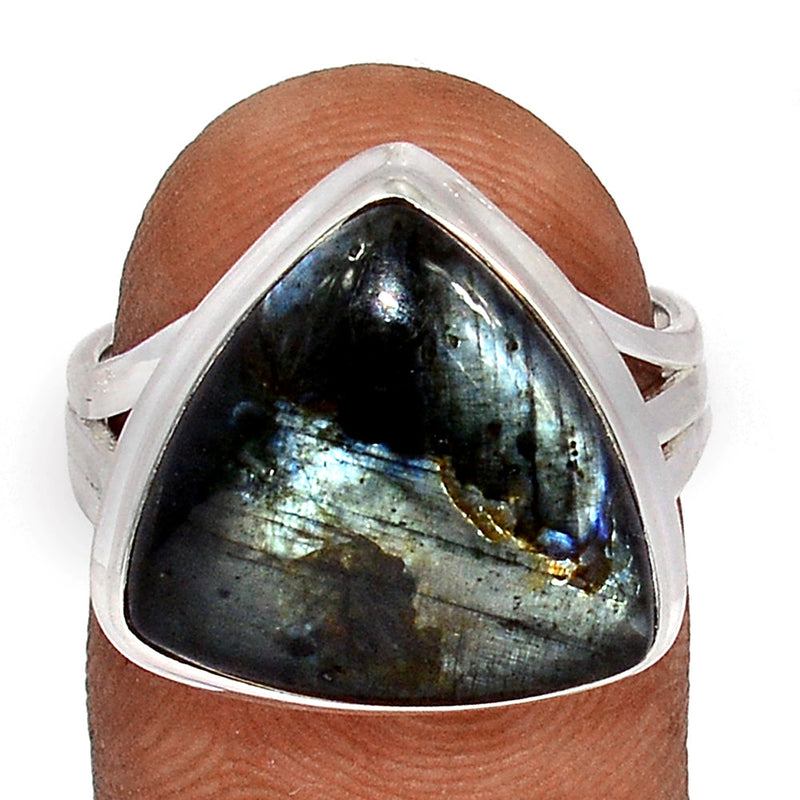 Larvikite Black Moonstone Ring - LBMR826