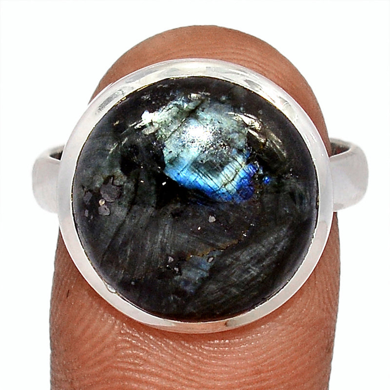 Larvikite Black Moonstone Ring - LBMR828