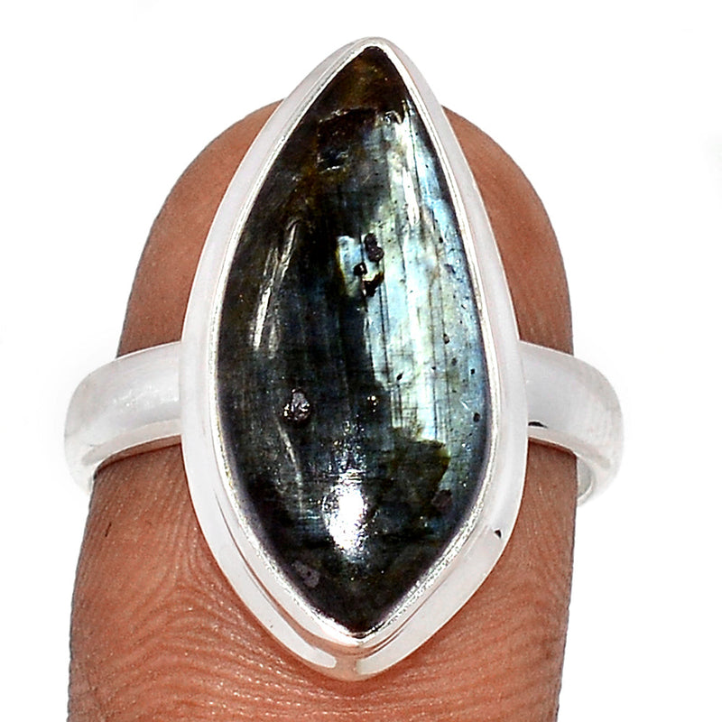 Larvikite Black Moonstone Ring - LBMR829