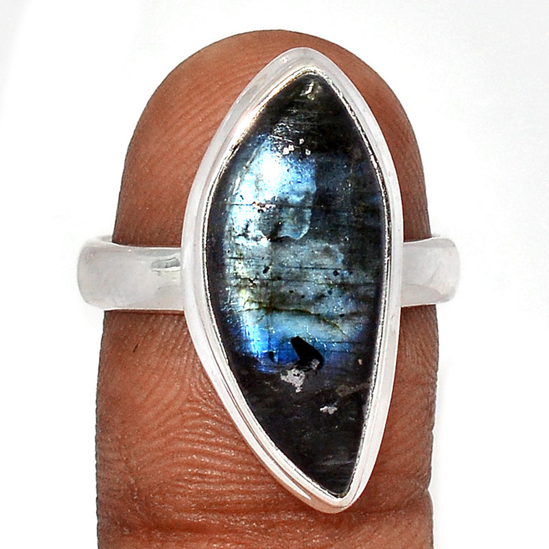 Larvikite Black Moonstone Ring - LBMR833