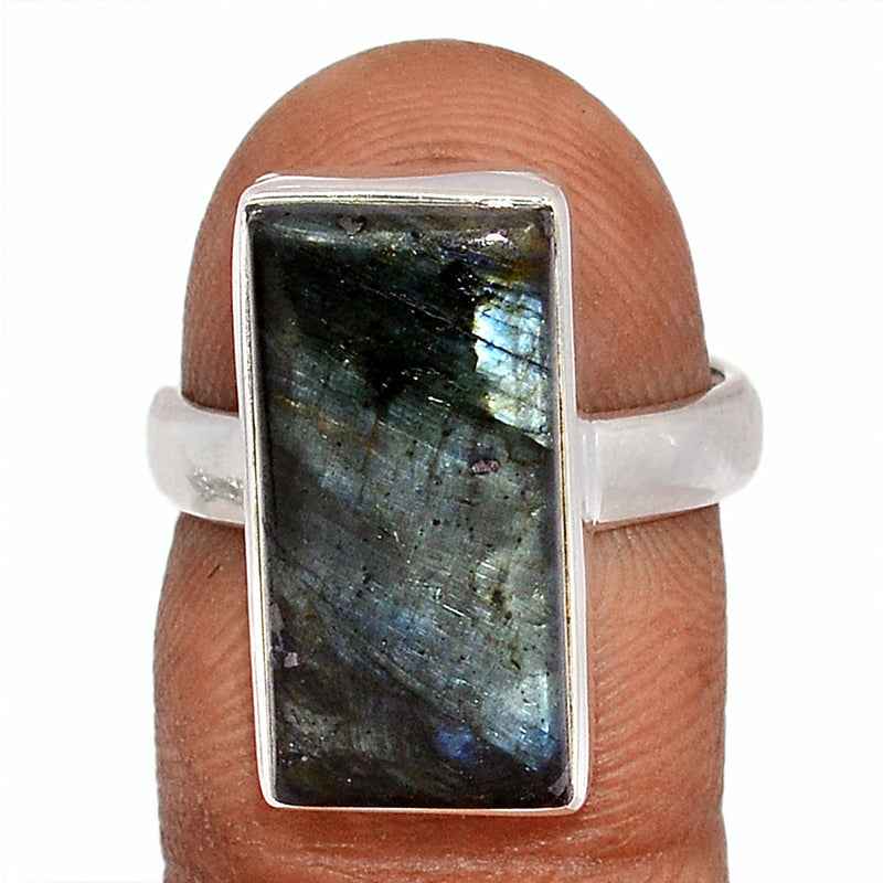 Larvikite Black Moonstone Ring - LBMR834