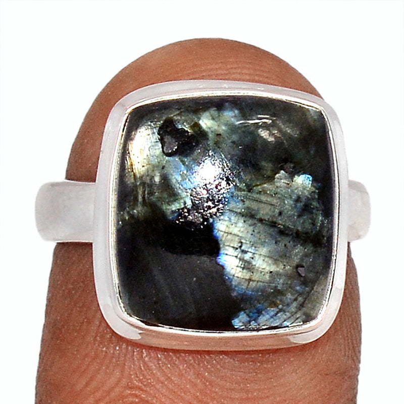 Larvikite Black Moonstone Ring - LBMR841