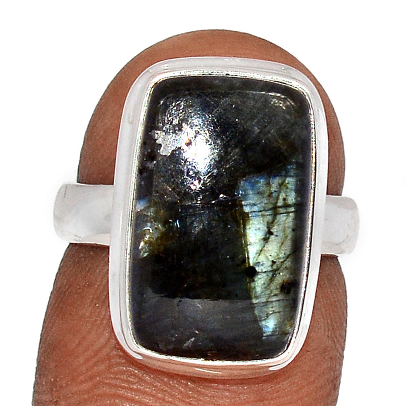 Larvikite Black Moonstone Ring - LBMR842