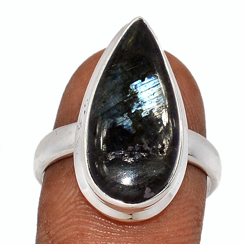 Larvikite Black Moonstone Ring - LBMR845