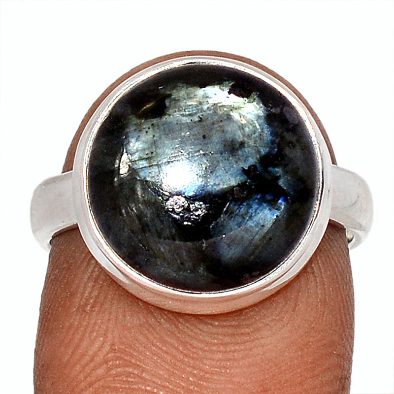 Larvikite Black Moonstone Ring - LBMR848